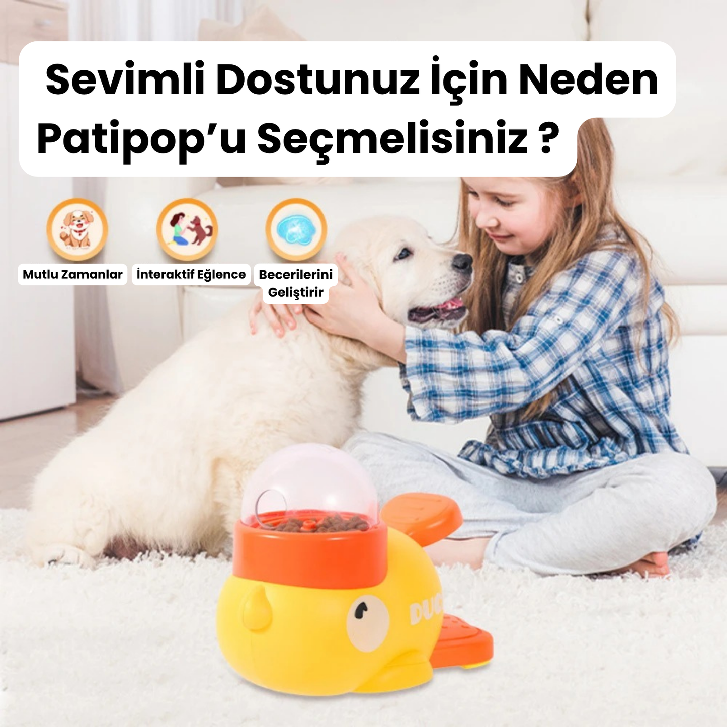 Akıllı Mama Oyuncağı | Dostlarınız İçin Eğlenceli Beslenme